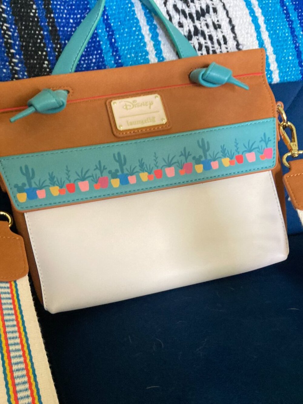 Loungefly Disney Southwestern Cactus Mickey Crossbody Bag Boxlunch